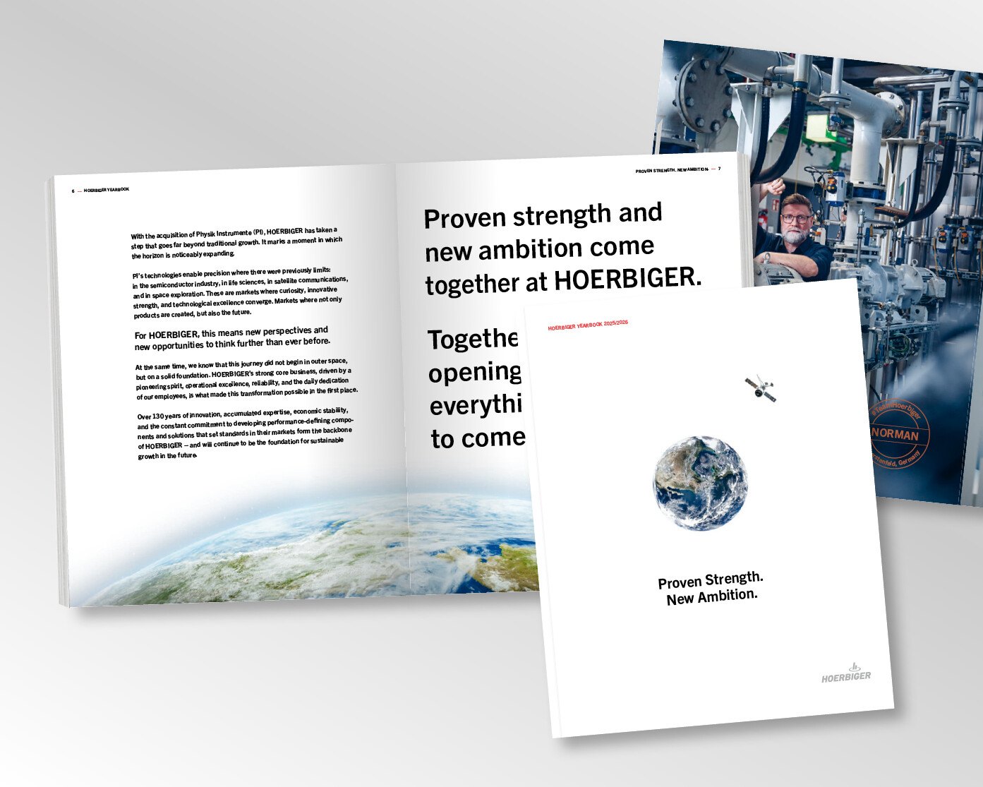 The HOERBIGER Yearbook 2025/2026: Proven Strength. New Ambition. The HOERBIGER Yearbook 2025/2026: Proven Strength. New Ambition.