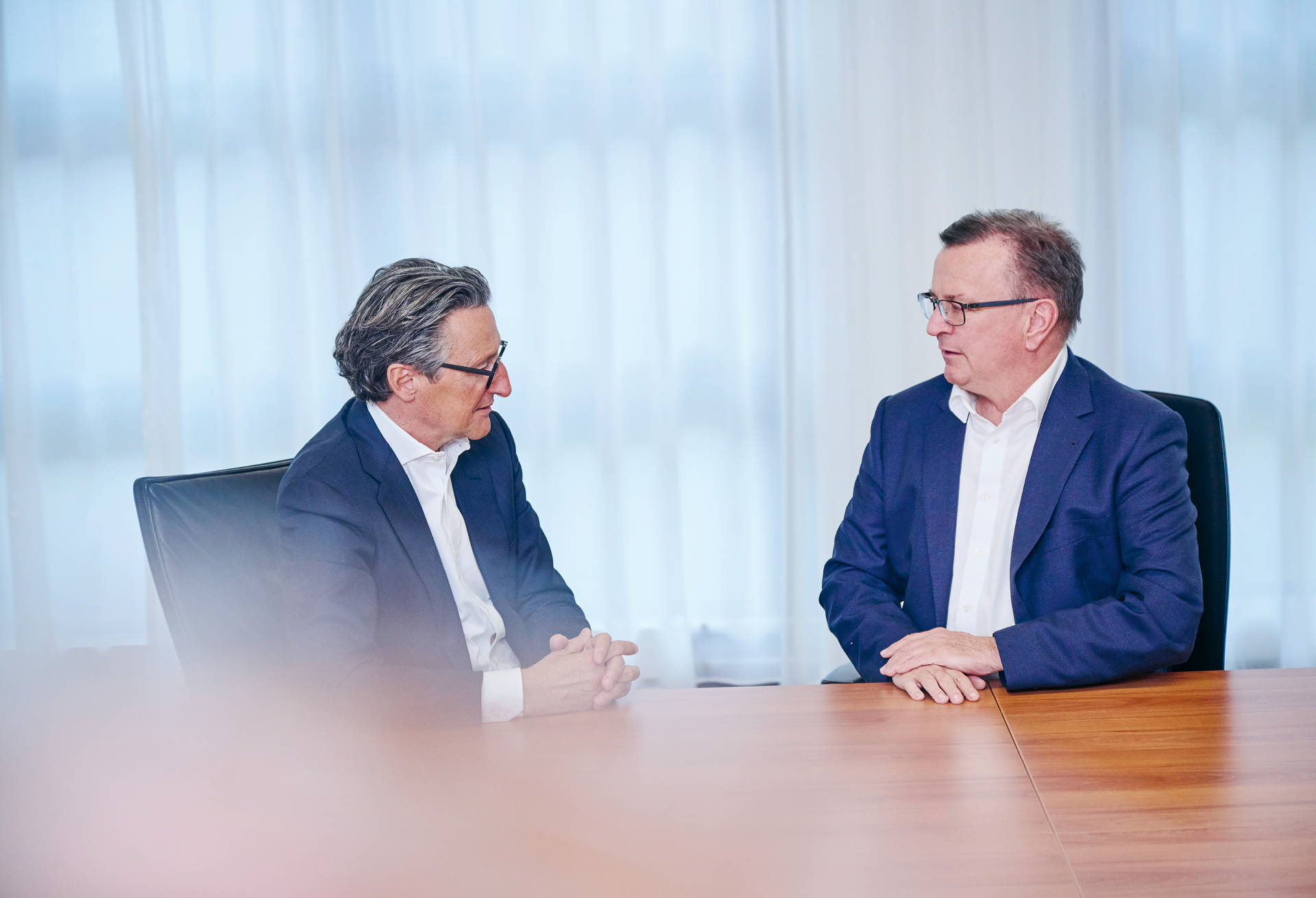 Dr. Martin Komischke mit Dr. Andreas Hünerwadel